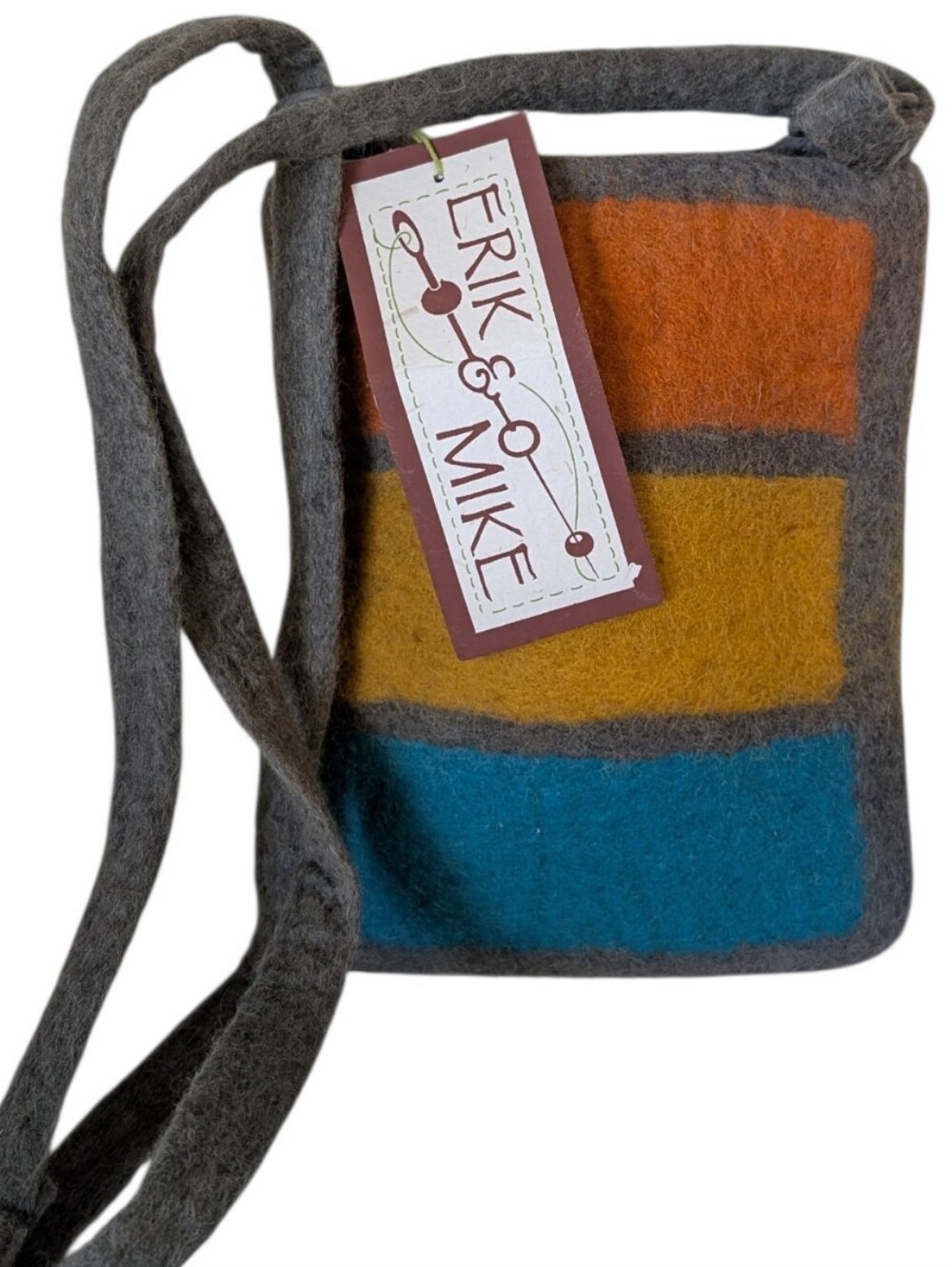 NEW...Erik & Mike Messenger Bag 100% Wool....